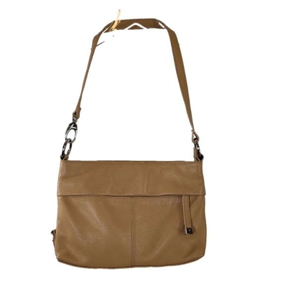 TIGNANELLO Tan Genuine Leather Shoulder Bag Elevated Basic Purse Elevated Basic - Picture 1 of 11